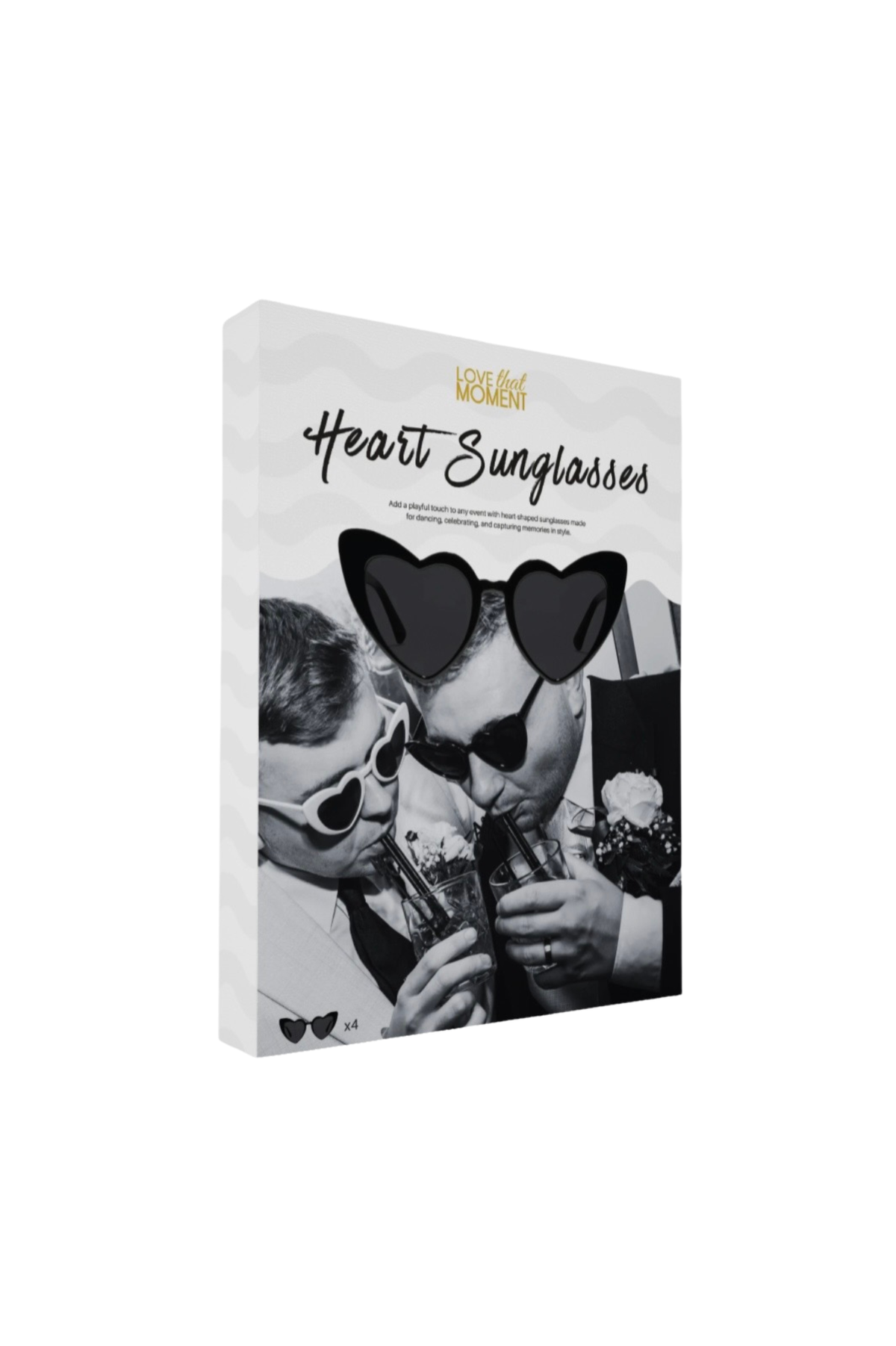 Heart Sunglasses (4 Pack)