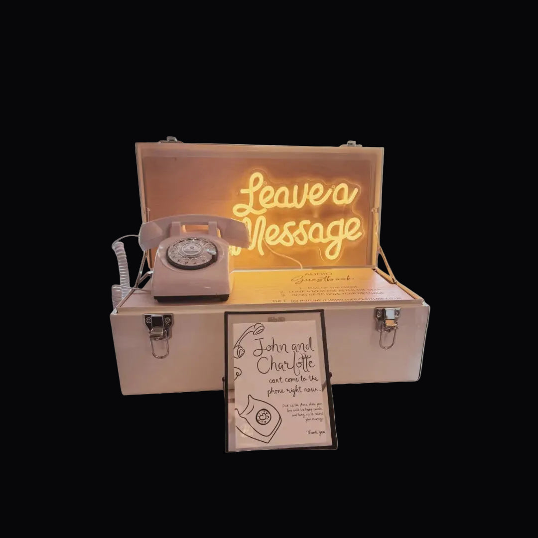 White Suitcase Package Hire