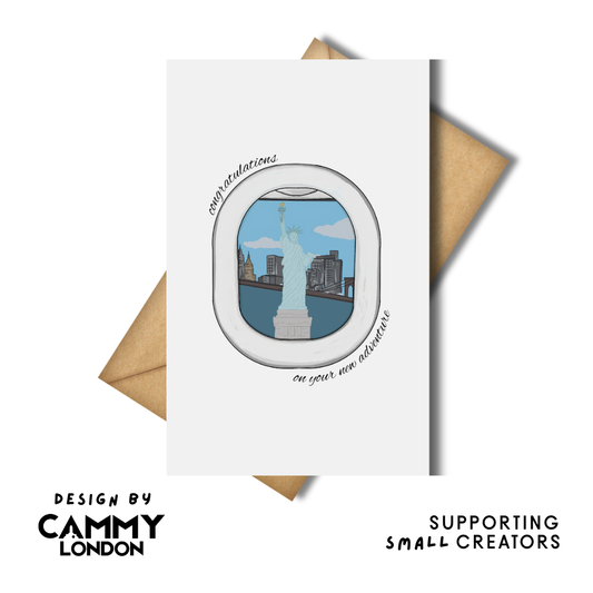 Congrats on your new adventure! Greeting Card