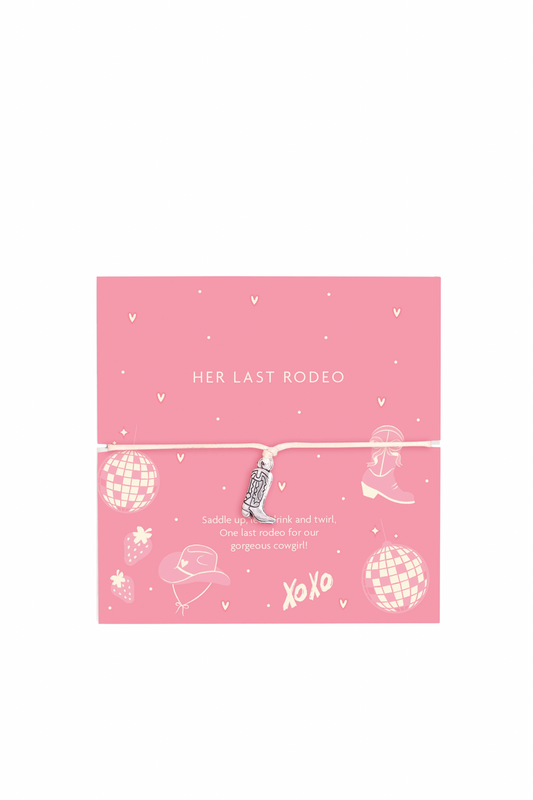 Her Last Rodeo Hen Do Bracelet