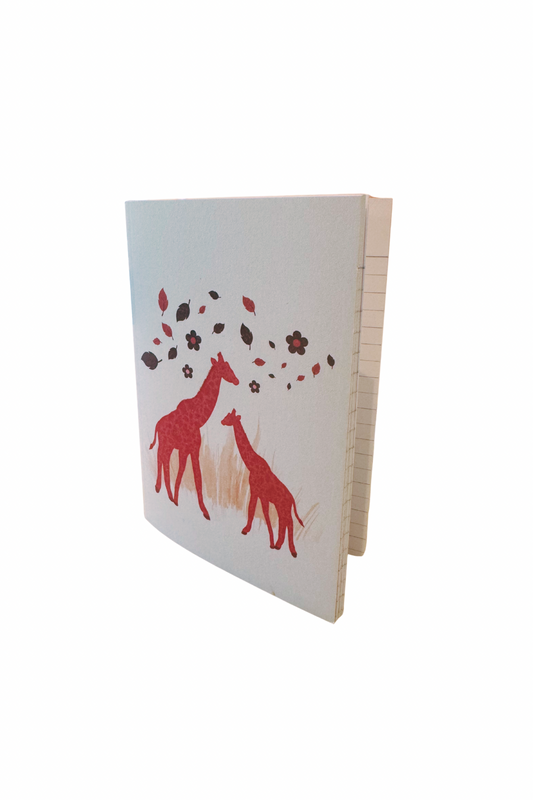 Pink Giraffe A6 Booklet