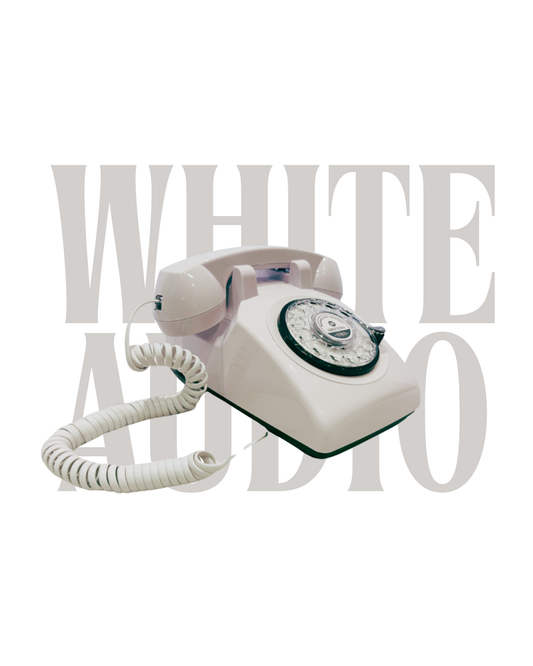 White Audio Guestbook Hire